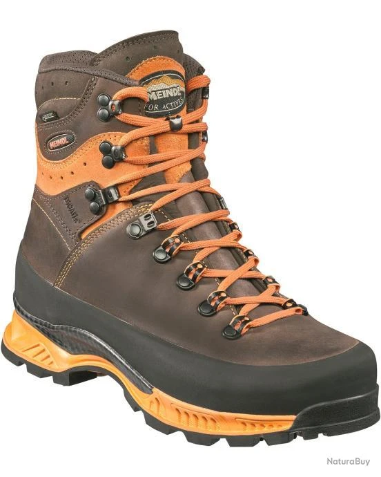 Meindl Chaussures De Randonnée Island MFS Active "Rock" GTX Orange/Brun (Couleur: Brun/Orange, Taille: 12)